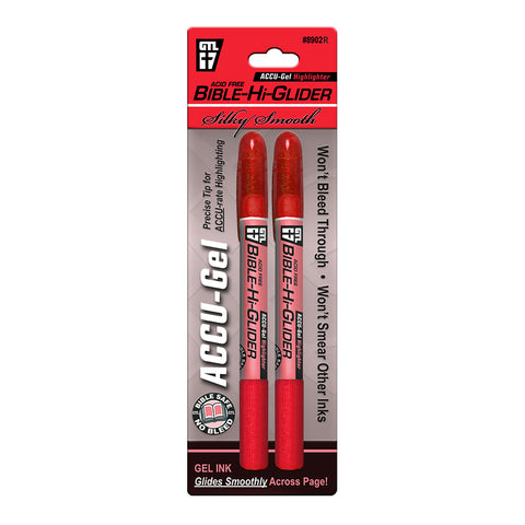Red Accu-Gel Bible Hi-Glider 8902R