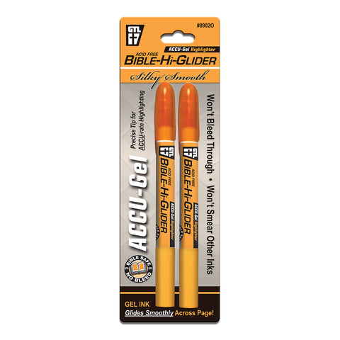 Orange Accu-Gel Bible Hi-Glider 8902O