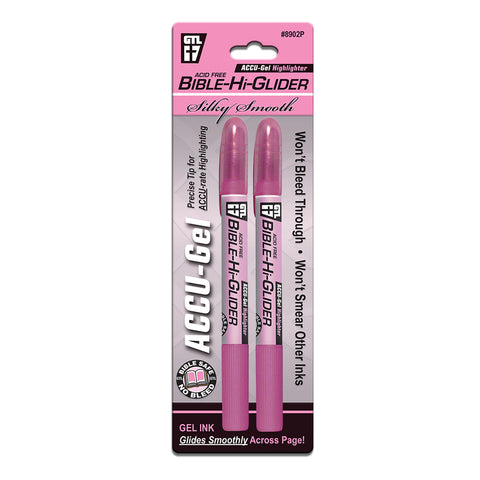 Pink Accu-Gel Bible Hi-Glider 8902P