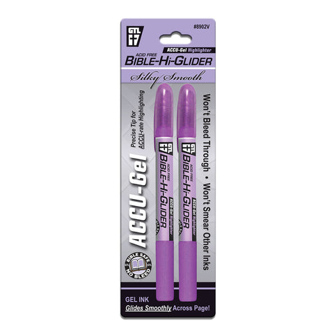 Violet Accu-Gel Bible Hi-Glider 8902V