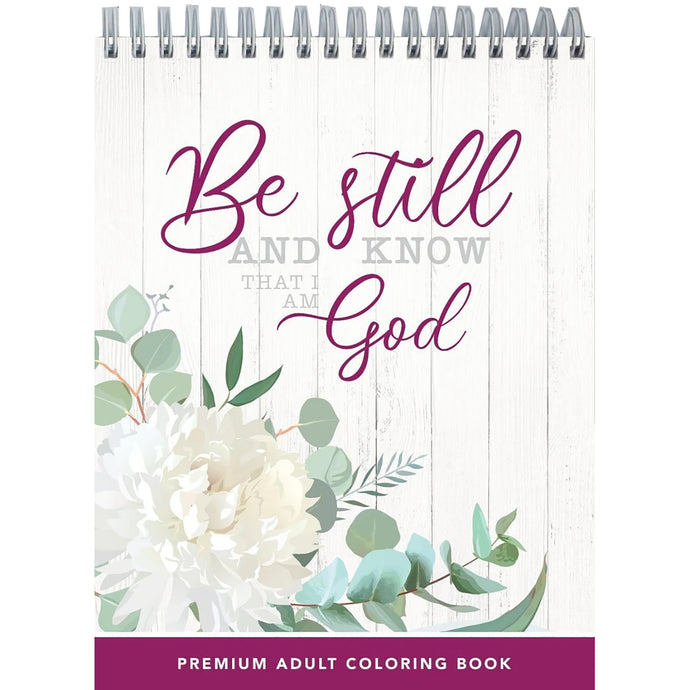 Be Still Adult Coloring Book 63805