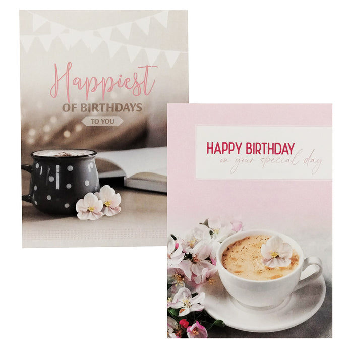 Boxed Cards Birthday Latte 63935