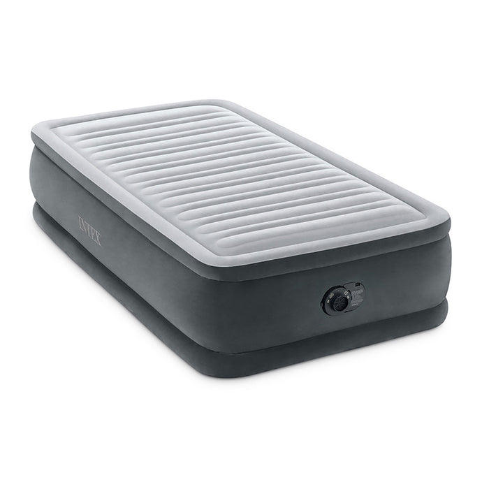 Intex Dura-Beam Deluxe Comfort Plush Air Mattress in Twin size