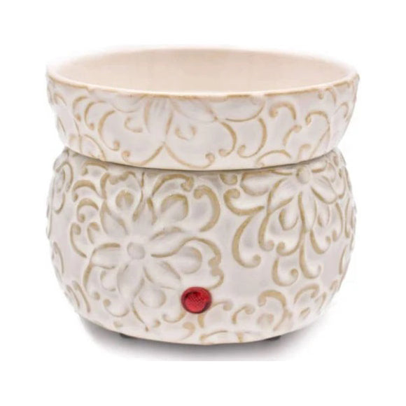 Swan Creek - Electric Wax Warmer, Ivory Scroll in 2023