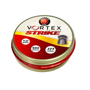 Vortex Strike Domed .177 Caliber Pellets 9.25 Grain 500 Count Vortex Strike Domed .177 Caliber Pellets 9.25 Grain 500 Count HA90640