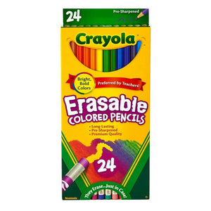 24 Count Erasable Colored Pencils