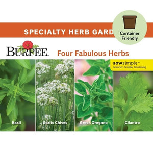Four Fabulous Herbs Specialty Herb Garden Seed Pack 68913