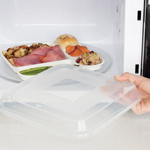 Dinner Tray in Microwave