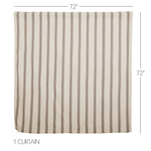 dimensions, Grace Grain Sack Stripe Shower Curtain 69976