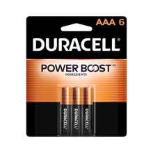 6 Pack AAA Alkaline Batteries MN2400B