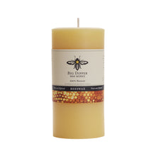 Big Dipper Wax Works pure beeswax pillar candle large size