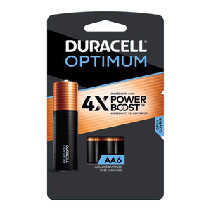 6 pk Optimum AA Alkaline Batteries 032