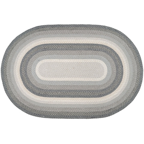 Braided Rug Oval Gray/Sand/ Ivory C-890
Size 6 x 9