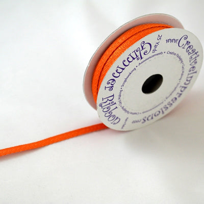Orange Glimmer Ribbon by the Yard 70251
