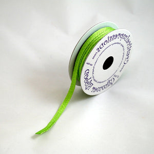 Lime Glimmer Ribbon by the Yard 70253