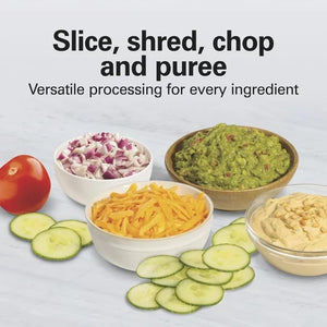 Slice, shred, chop and puree; Versatile processing for every ingredient