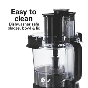 Easy to clean; Dishwasher safe blades, bowl & lid