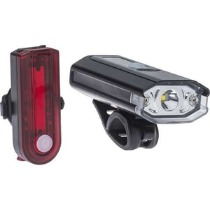 Lumina Plastic Bike Light Set: Headlight and Taillight