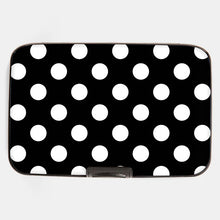 Black & White Polka Dot RFID Armored Wallet