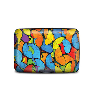 Butterfly Collage RFID Armored Wallet