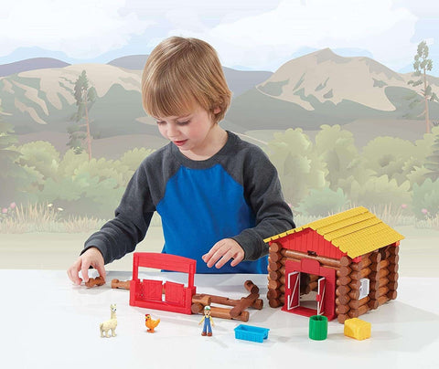 Fun On The Farm Lincoln Logs Building Set KNX00858