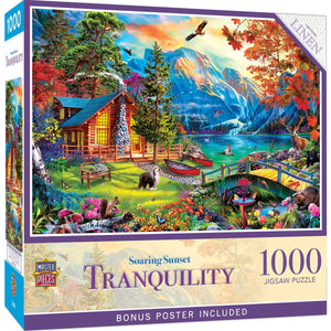 Tranquility-Soaring Sunset 1000-Piece Puzzle 72105 in box