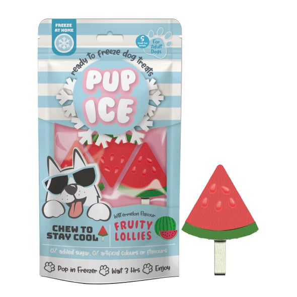 Watermelon Pup Ice Fruity Lollies Treats 7243