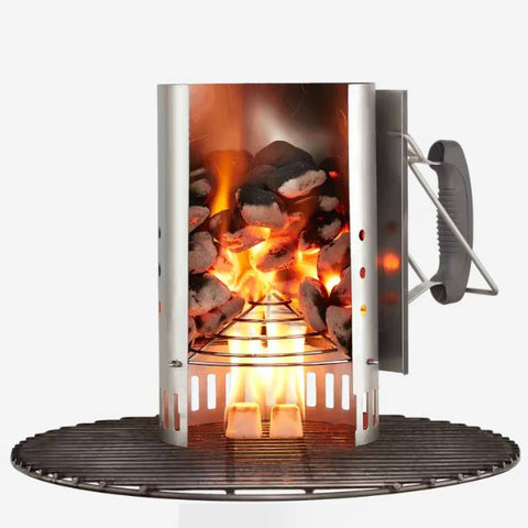 Inside of Rapidfire Chimney Starter