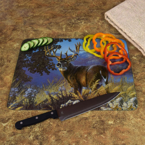 Deer Tempered Glass Cutting Board 742