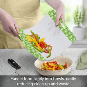 Funnel Food Safely into Bowls