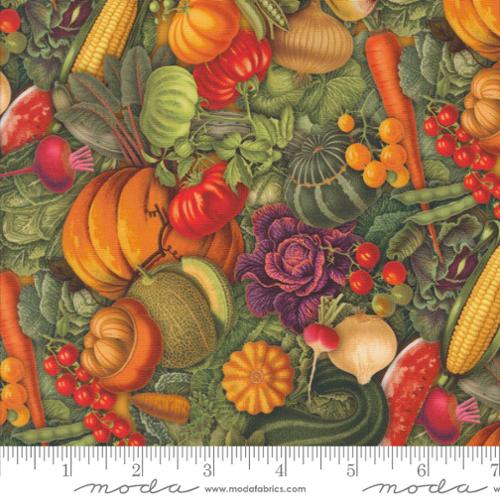 Farm and Garden Collection Cornucopia Cotton Fabric 7471