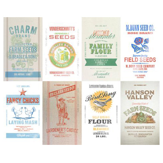 Farm and Garden Collection Flour Sacks Cotton Craft Panel 7481