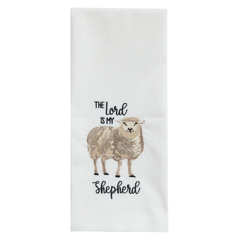 The Lord Is My Shepherd Decorative Dishtowel 7499-414