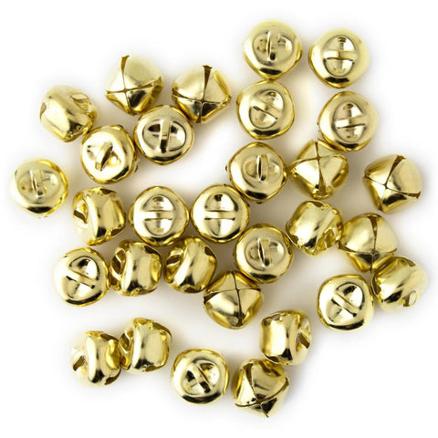 3/4 inch gold jingle bells