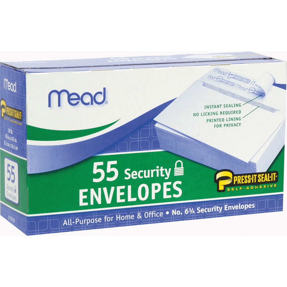 No. 6 Press-It Seal-It Security Envelopes 75030