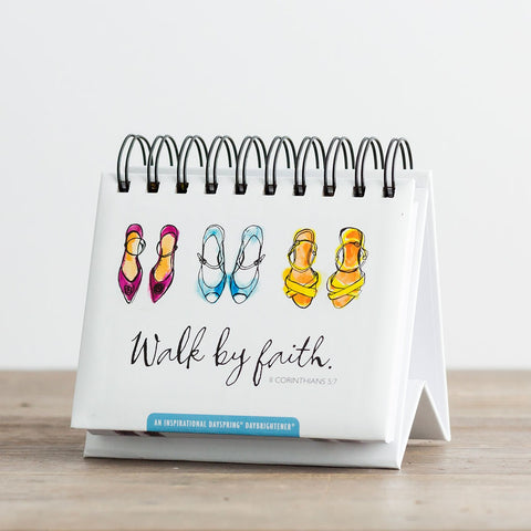 Walk by Faith Perpetual Calendar Day Brightener 75618