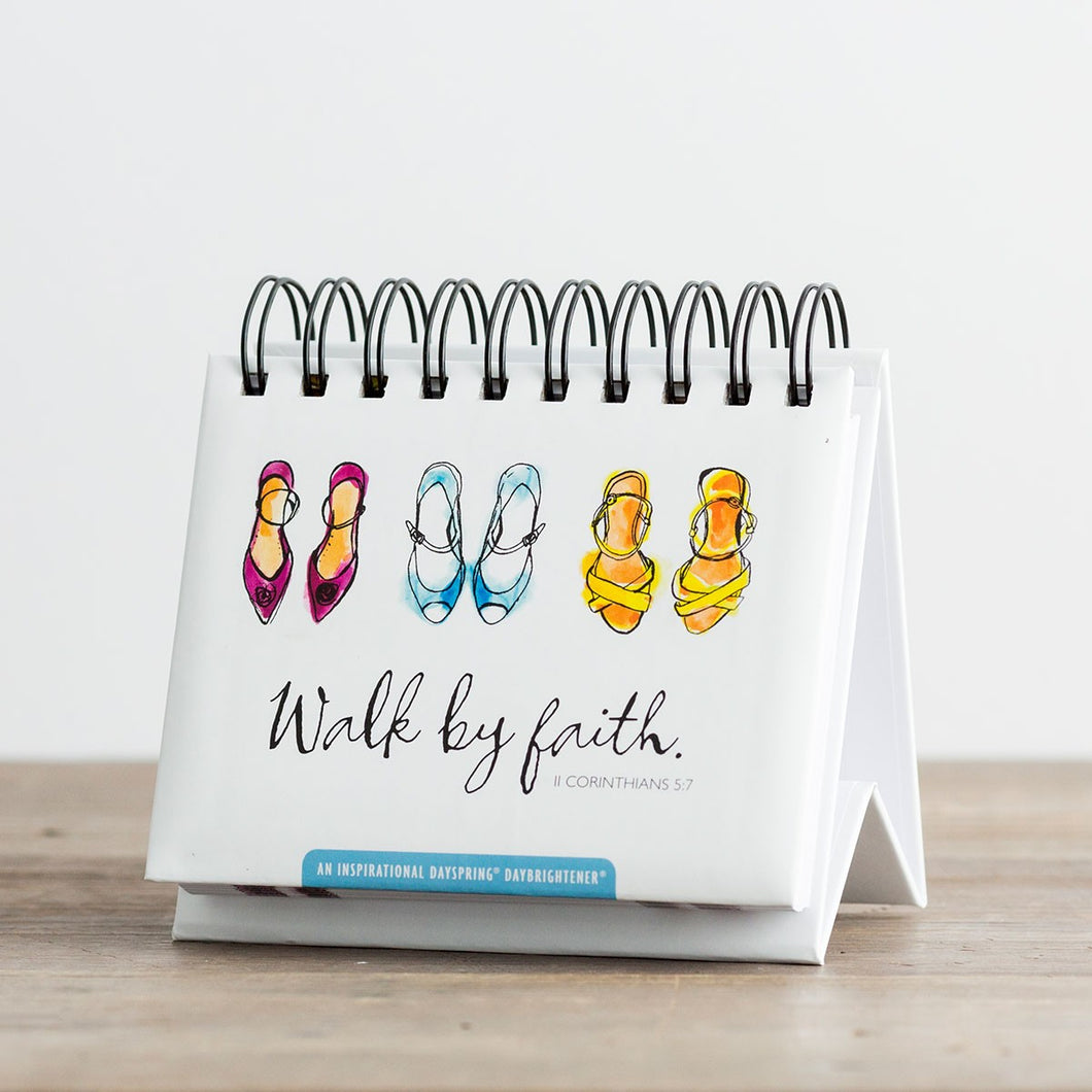 Walk by Faith Perpetual Calendar Day Brightener 75618