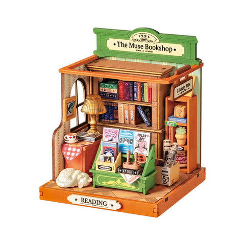 The Muse Bookshop DIY Miniature House DS040