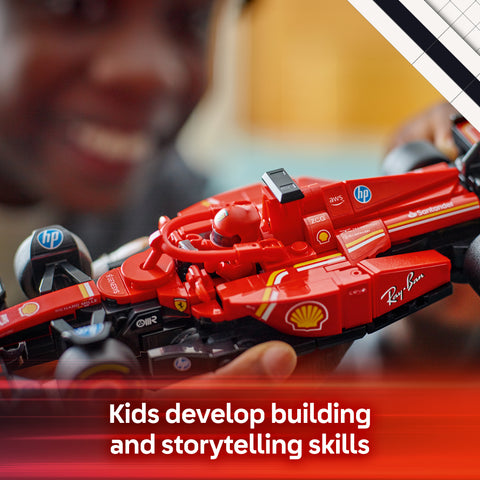 LEGO Speed Champions Ferrari SF-24 F1 Race Car Building Set and Toy Driver 77242