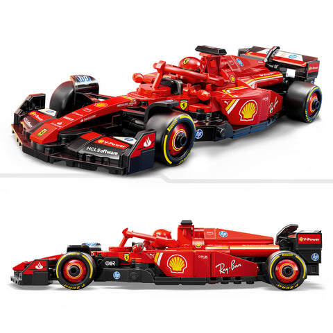 LEGO Speed Champions Ferrari SF-24 F1 Race Car Building Set and Toy Driver 77242