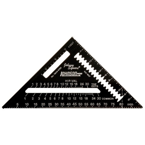 7 in. L X 10 in. H Aluminum Rafter Square Black