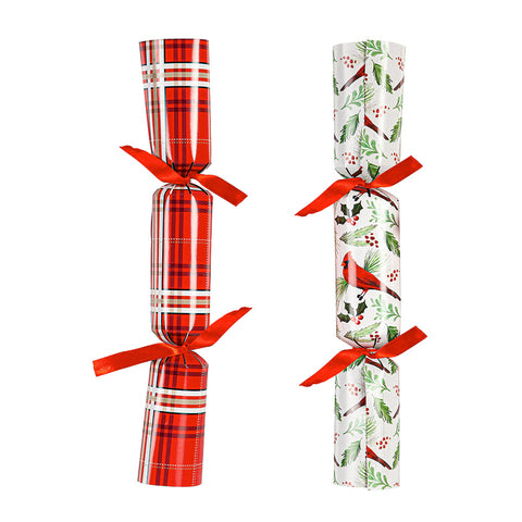 Set of 6 Holiday Homestead Christmas Crackers 7CRA003