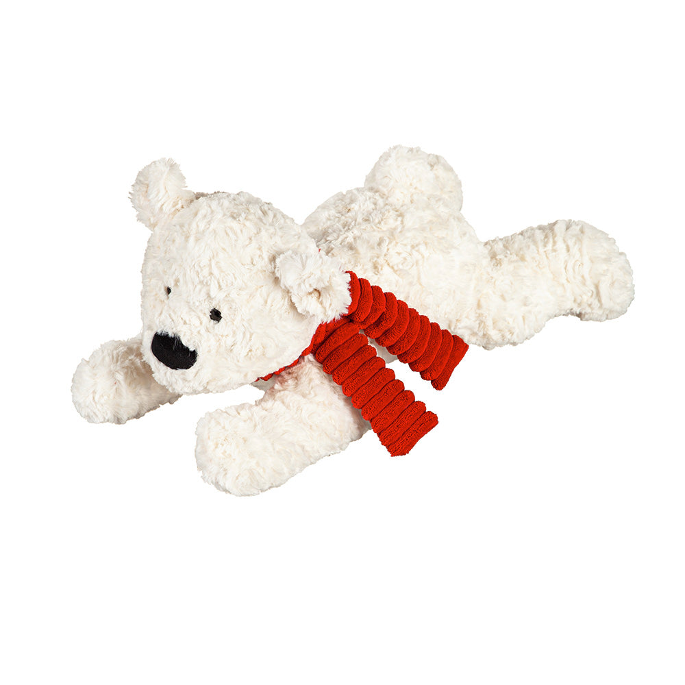 Evergreen Enterprises Plush Polar Bear with Scarf 7PLSH786 Evergreen Enterprises Plush Polar Bear with Scarf 7PLSH786