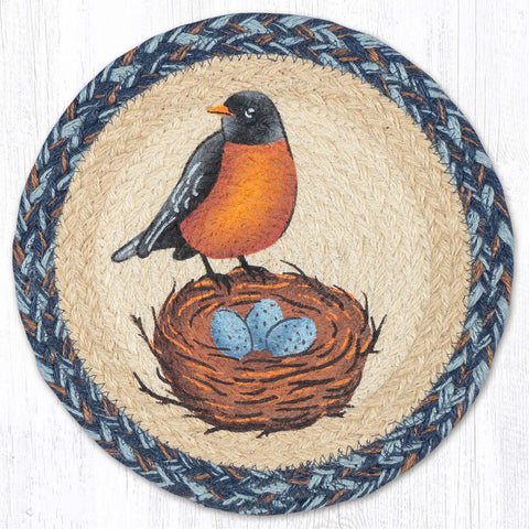 Robin with Nest