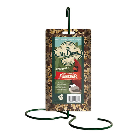 Mr. Bird Cylinder Bird Feeder in package
