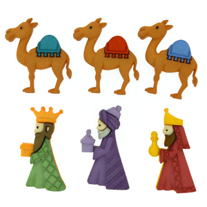 Dress It Up Buttons We Three Kings 8048
