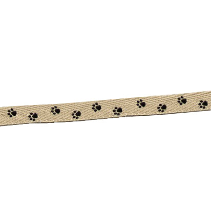 Paw Prints Twill Ribbon by the Yard 80482