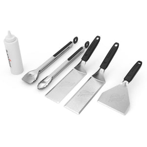 Blackstone 6-piece stainless steel silver griddle tool set