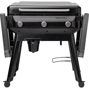 Traeger Flatrock flat top grill with sides folded down