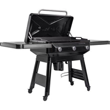 Traeger Flatrock flat top grill with lid open